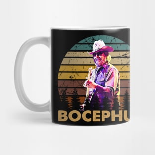 Vintage retro bocephus hank singer art Mug